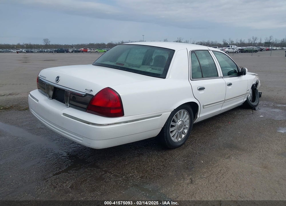2010 MERCURY GRAND MARQUIS LS (FLEET ONLY) VIN: 2MEBM7FV8AX608133
