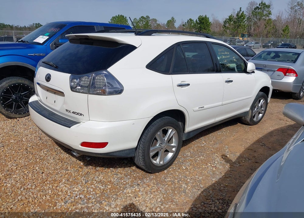 2008 LEXUS RX 400H VIN: JTJGW31U582850722