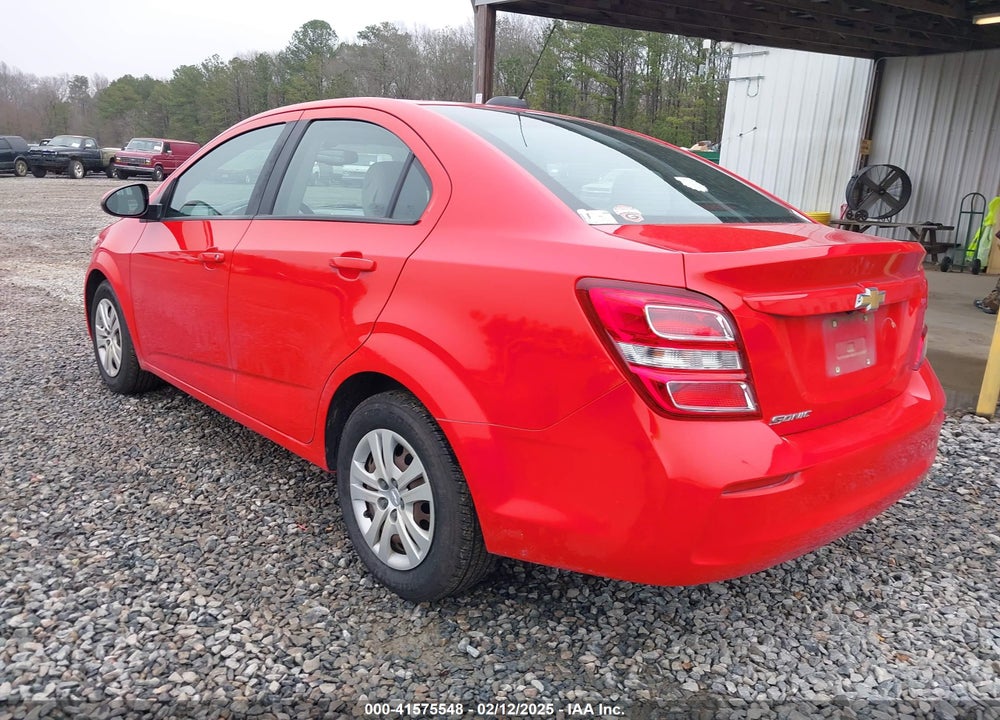 2017 CHEVROLET SONIC VIN: 1G1JB5SH7H4166446