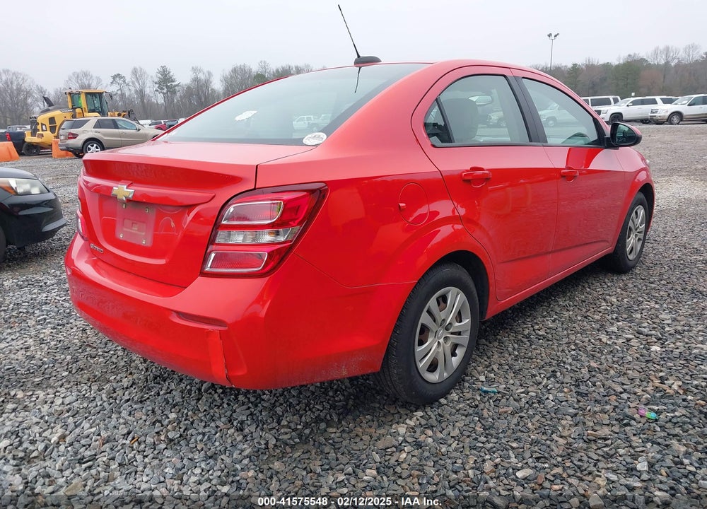 2017 CHEVROLET SONIC VIN: 1G1JB5SH7H4166446