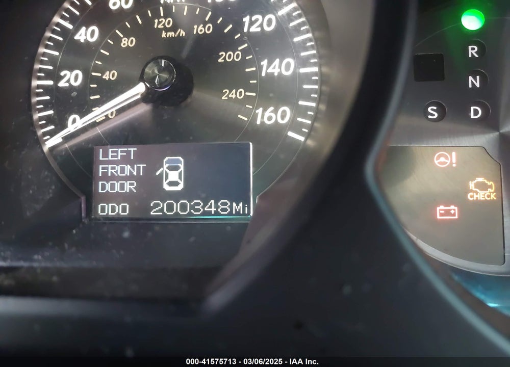 2008 LEXUS GS 460 VIN: JTHBL96S085000929