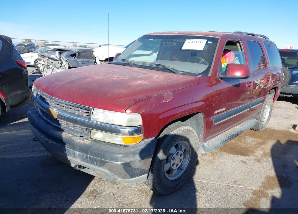 2001 CHEVROLET TAHOE LT VIN: 1GNEK13T01R193508