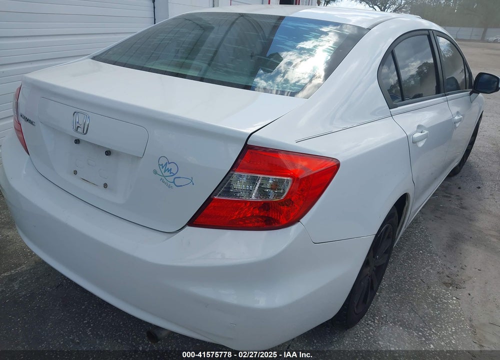 2012 HONDA CIVIC VIN: 19XFB2F86CE058722
