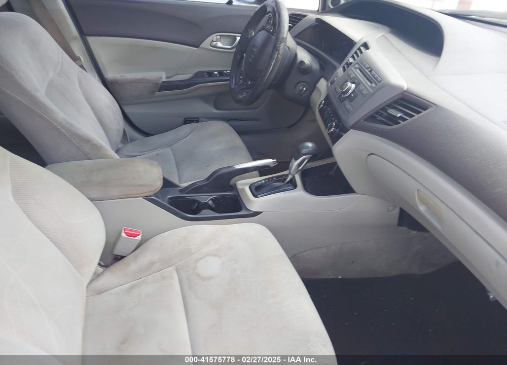 2012 HONDA CIVIC VIN: 19XFB2F86CE058722