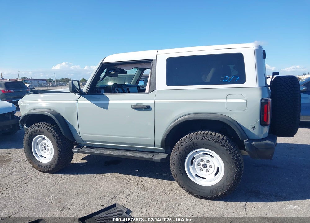 2024 FORD BRONCO HERITAGE EDITION VIN: 1FMDE4CP3RLA28000