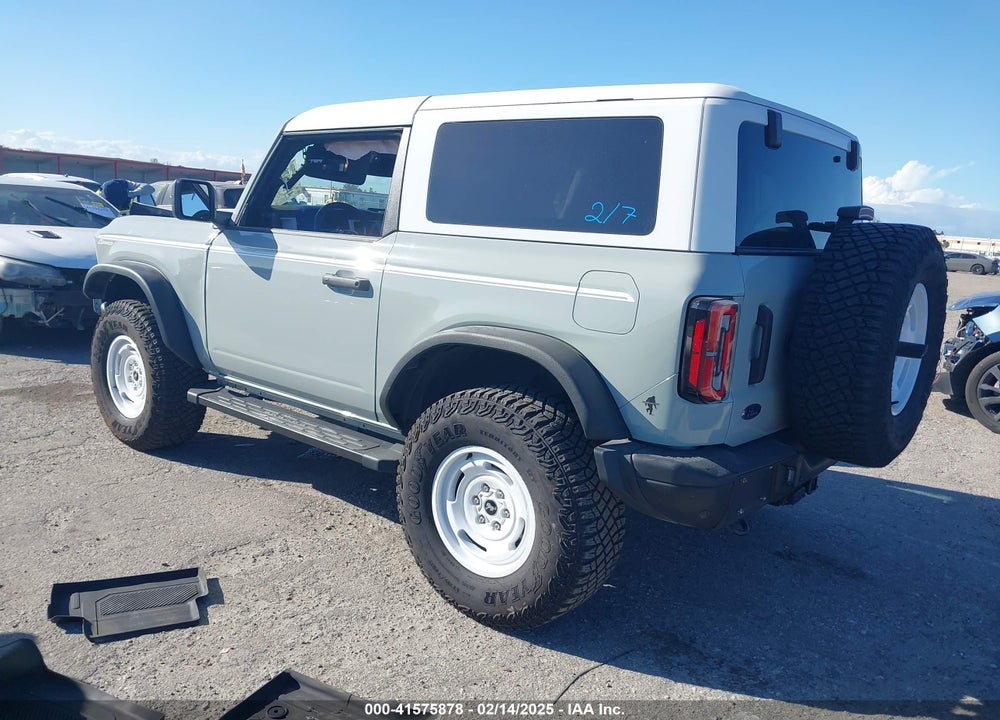 2024 FORD BRONCO HERITAGE EDITION VIN: 1FMDE4CP3RLA28000