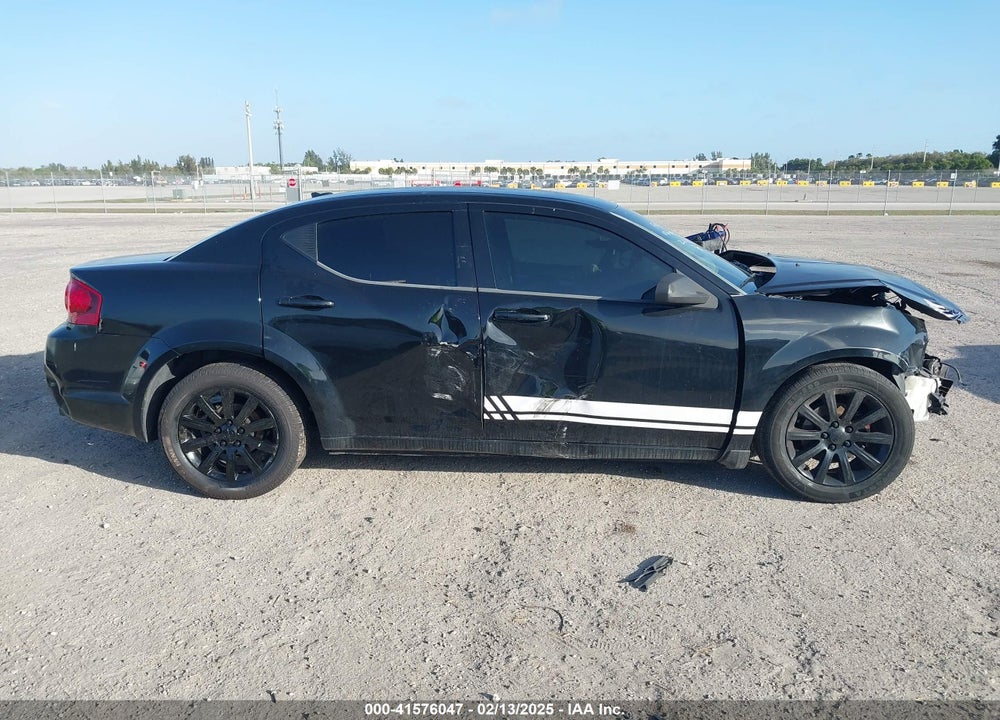 2012 DODGE AVENGER VIN: 1C3CDZAB8CN270496