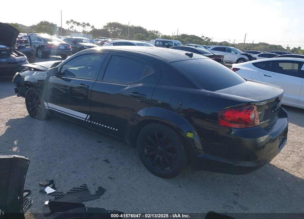 2012 DODGE AVENGER VIN: 1C3CDZAB8CN270496