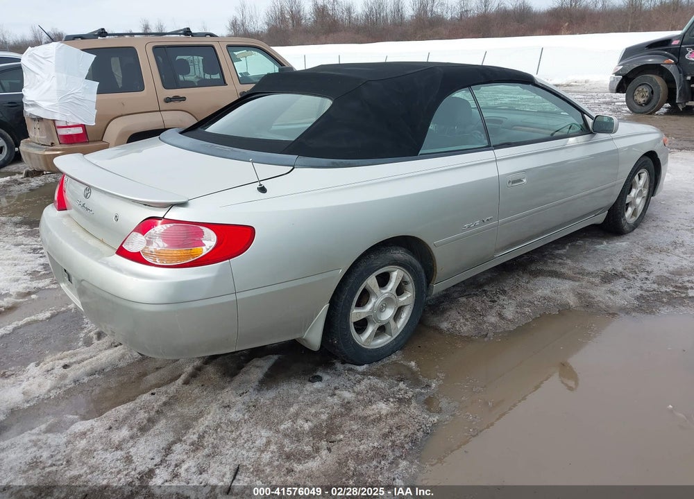 2002 TOYOTA CAMRY SOLARA SLE V6 VIN: 2T1FF28P62C570597