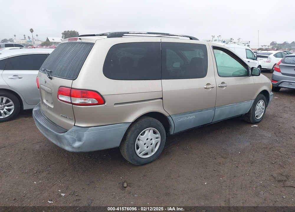 2003 TOYOTA SIENNA CE VIN: 4T3ZF19CX3U545406