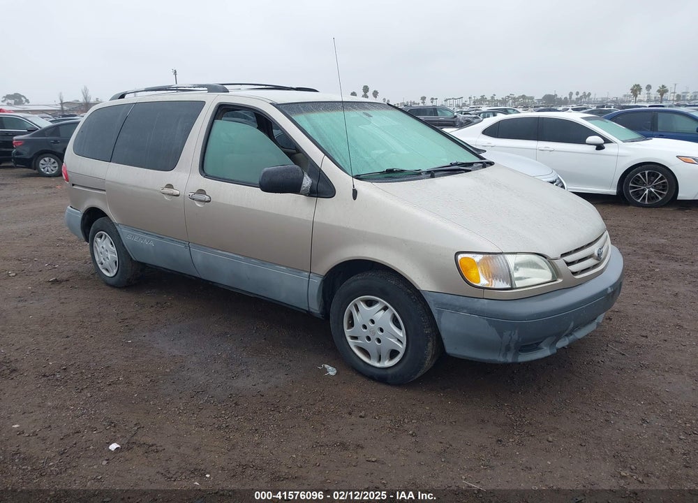 2003 TOYOTA SIENNA CE VIN: 4T3ZF19CX3U545406