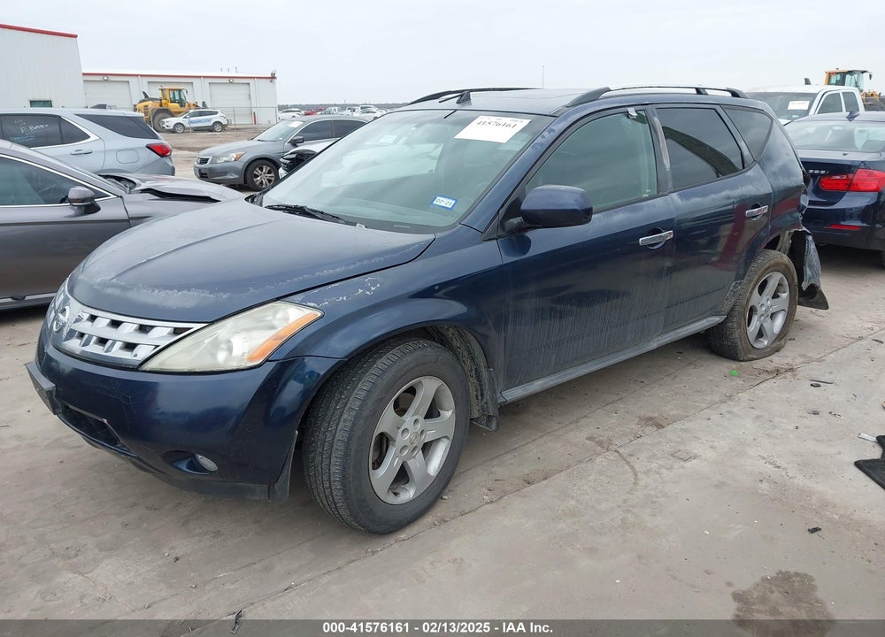 2003 NISSAN MURANO SL VIN: JN8AZ08T83W104170