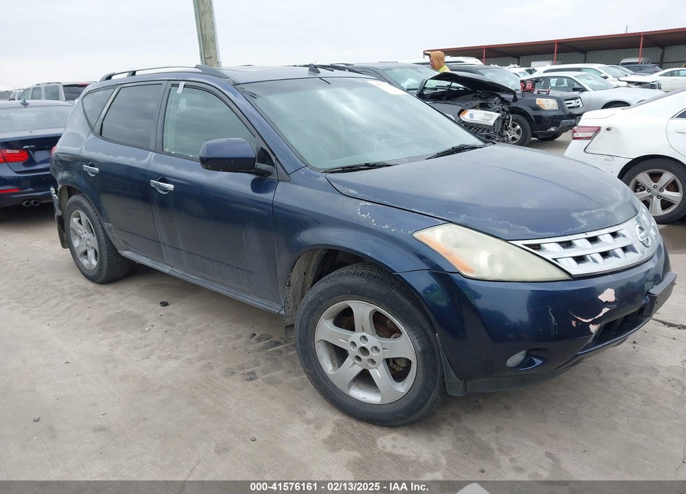 2003 NISSAN MURANO SL VIN: JN8AZ08T83W104170