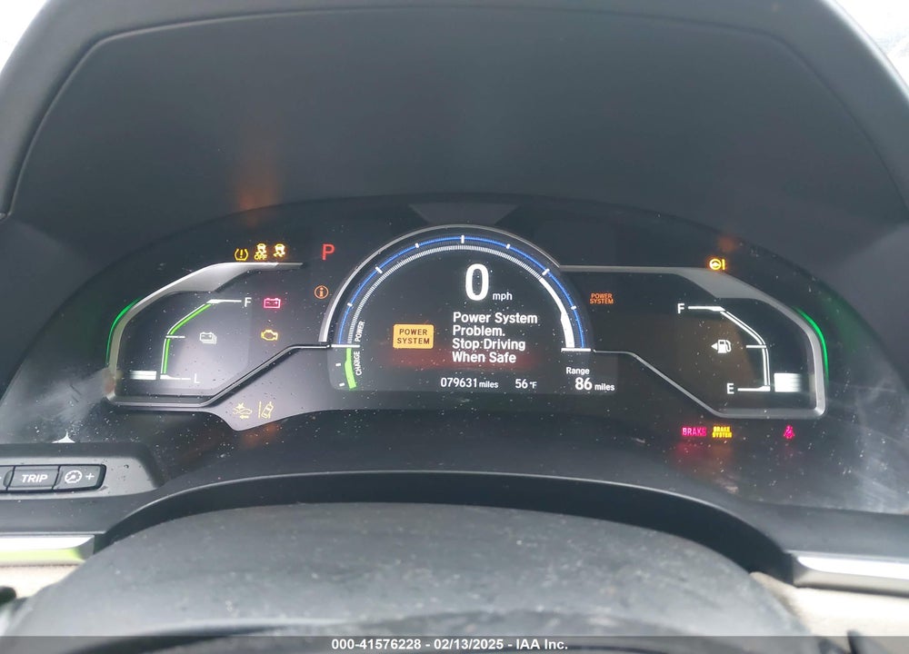 2019 HONDA CLARITY PLUG-IN HYBRID VIN: JHMZC5F34KC007238