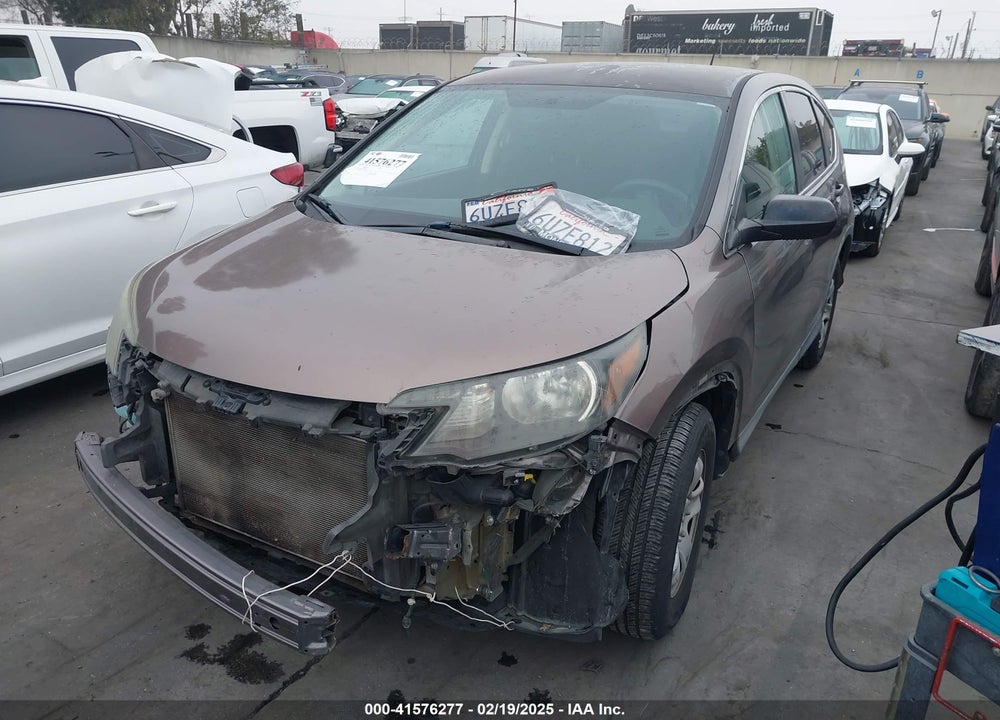 2012 HONDA CR-V LX VIN: 5J6RM3H38CL010395