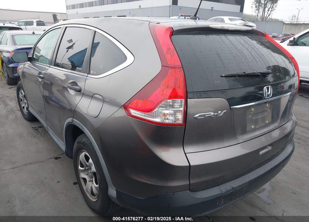 2012 HONDA CR-V LX VIN: 5J6RM3H38CL010395