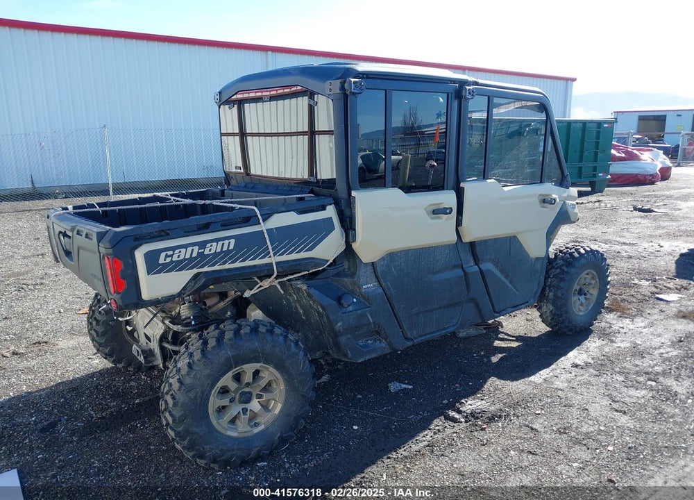 2025 CAN-AM DEFENDER MAX LIMITED CAB HD10/LONE STAR HD10 VIN: 3JBUUAX44SK001154