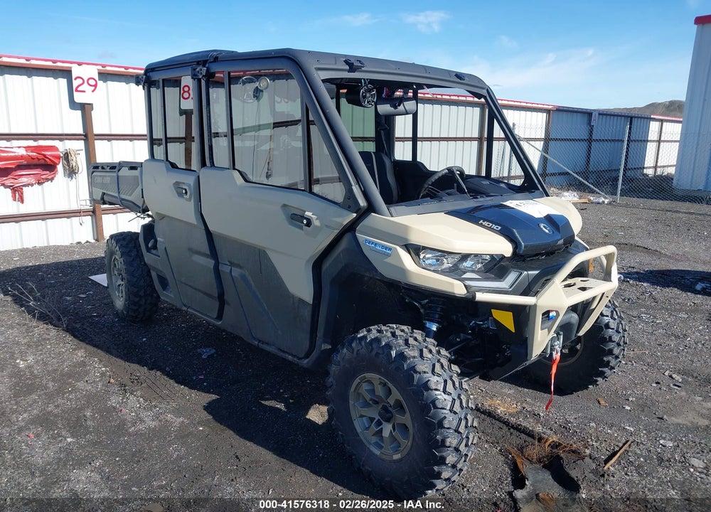 2025 CAN-AM DEFENDER MAX LIMITED CAB HD10/LONE STAR HD10 VIN: 3JBUUAX44SK001154