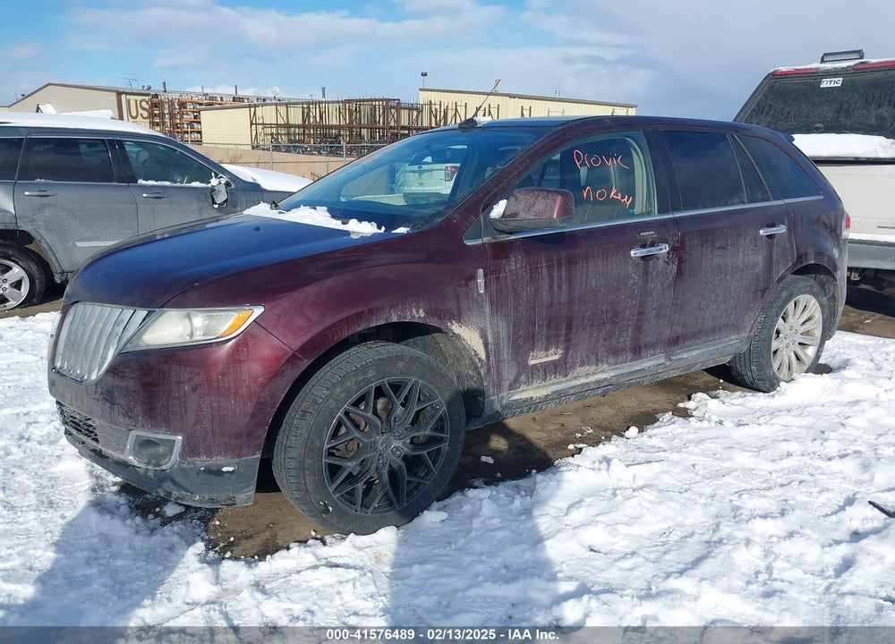 2011 LINCOLN MKX VIN: 2LMDJ8JKXBBJ00587