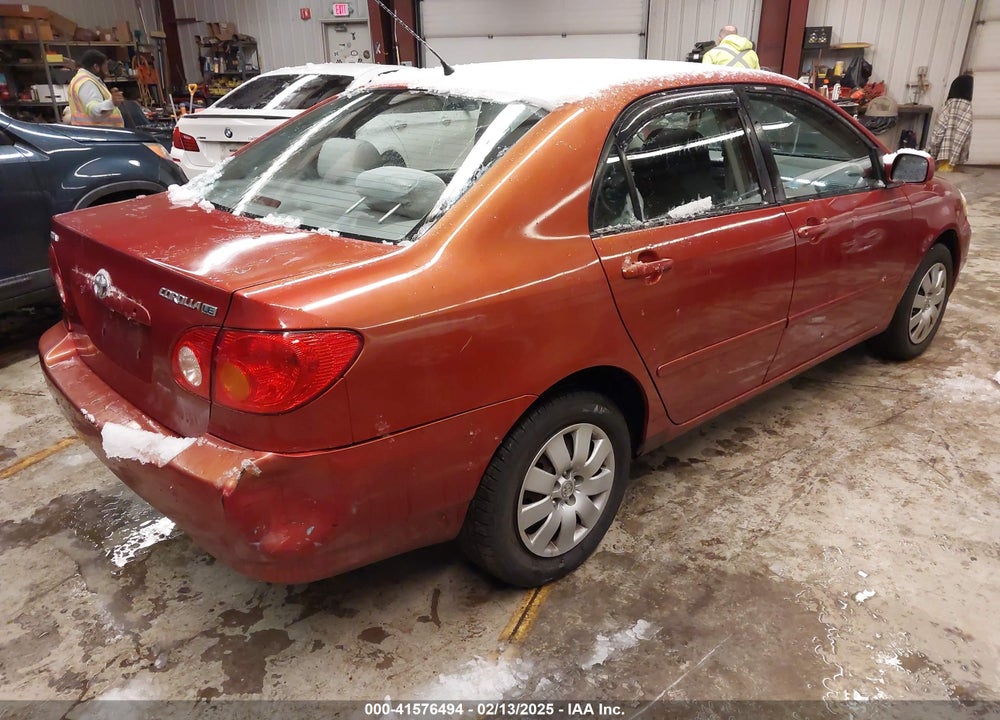 2004 TOYOTA COROLLA LE VIN: 2T1BR38E44C258128