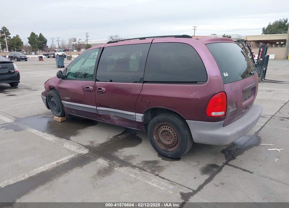 1999 PLYMOUTH VOYAGER VIN: 2P4GP45R8XR382654