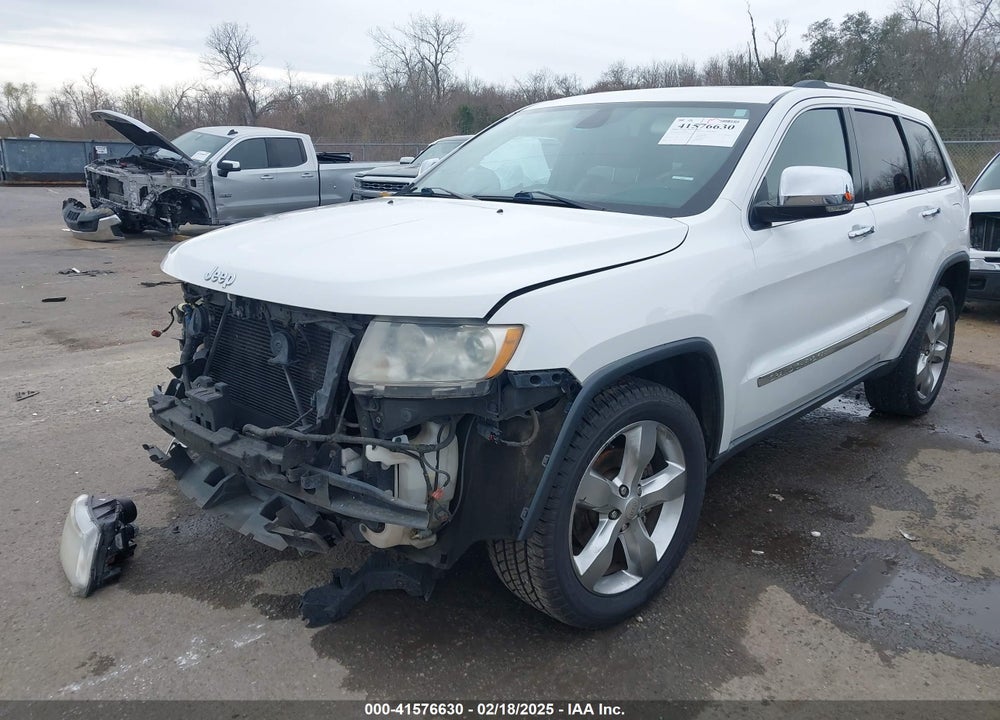 2013 JEEP GRAND CHEROKEE OVERLAND VIN: 1C4RJECG5DC648593