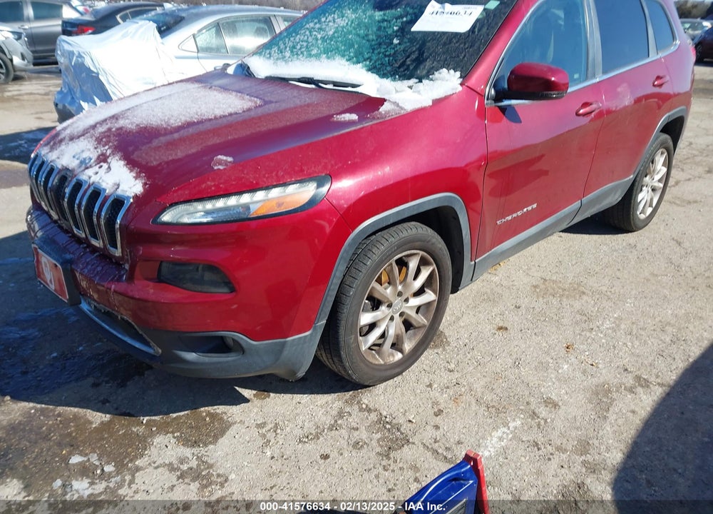 2016 JEEP CHEROKEE LIMITED VIN: 1C4PJLDB9GW164752