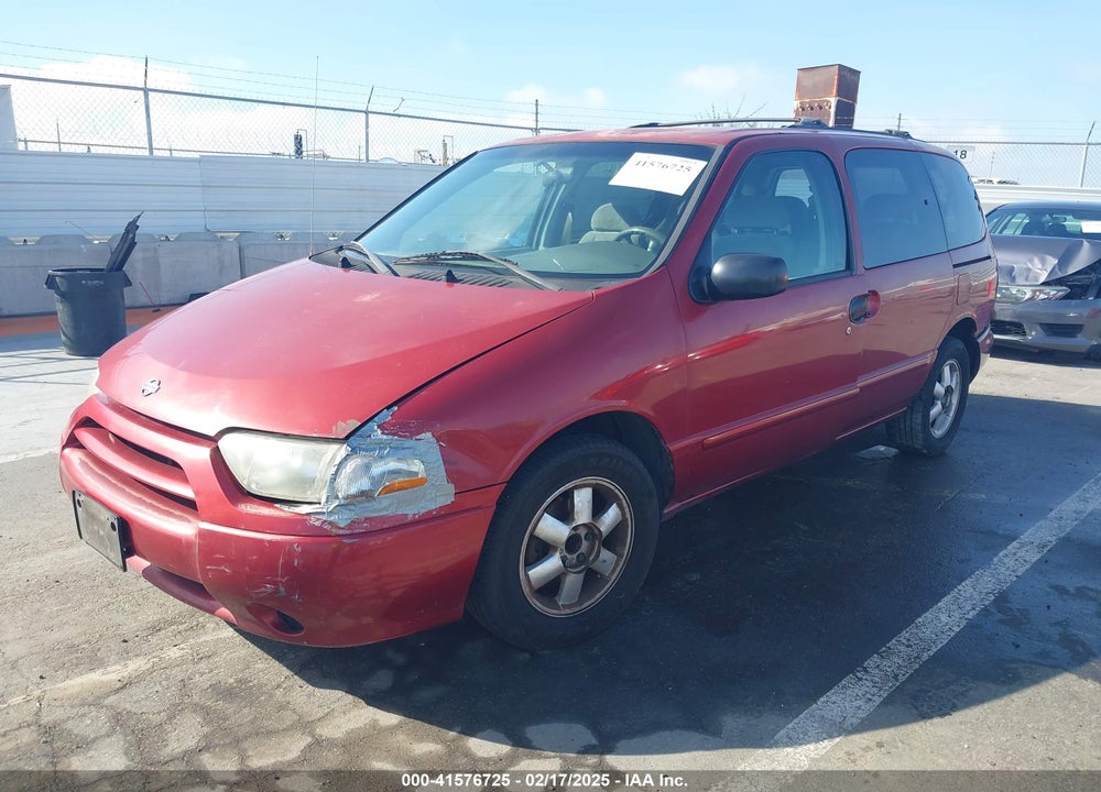 2002 NISSAN QUEST VIN: 4N2ZN15T92D805926