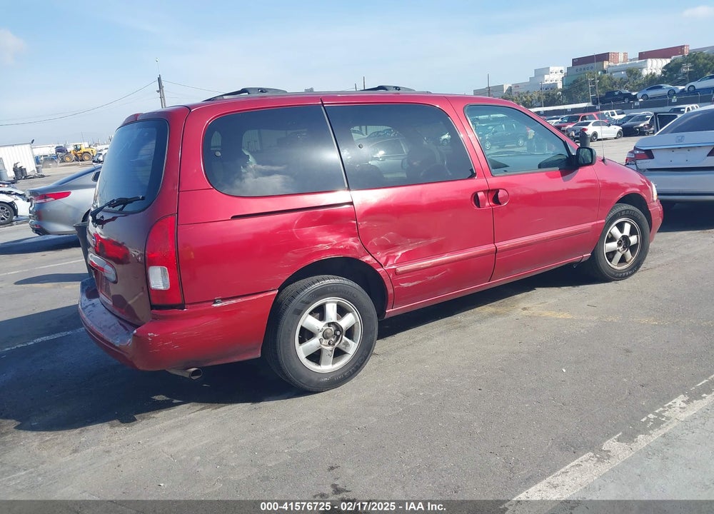 2002 NISSAN QUEST VIN: 4N2ZN15T92D805926
