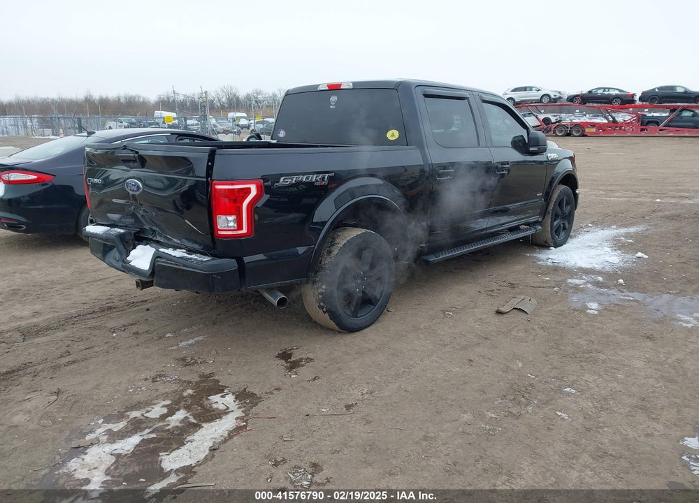 2016 FORD F-150 XLT VIN: 1FTEW1EP9GFB85768
