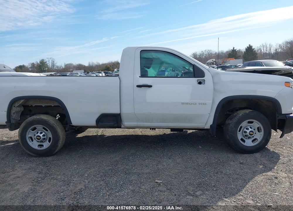 2022 CHEVROLET SILVERADO 2500HD 2WD LONG BED WT VIN: 1GC0WLE74NF298059