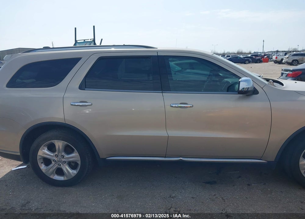 2014 DODGE DURANGO SXT VIN: 1C4RDHAG2EC596501