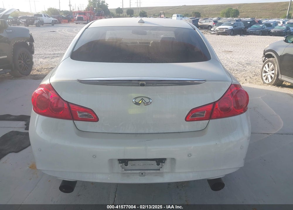 2012 INFINITI G37X VIN: JN1CV6AR4CM681648