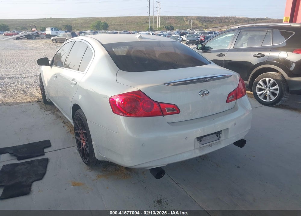 2012 INFINITI G37X VIN: JN1CV6AR4CM681648