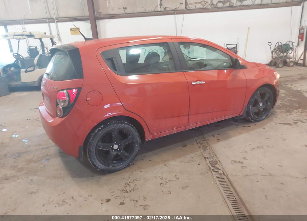 2012 CHEVROLET SONIC 2LS VIN: 1G1JA6SH6C4191789