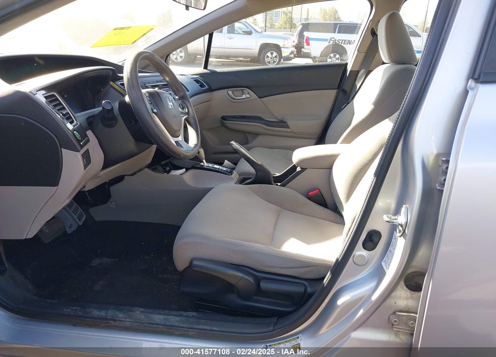 2013 HONDA CIVIC LX VIN: 19XFB2F54DE263026