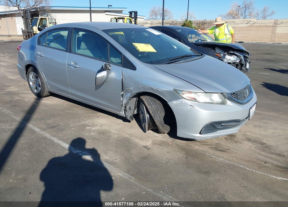 2013 HONDA CIVIC LX VIN: 19XFB2F54DE263026