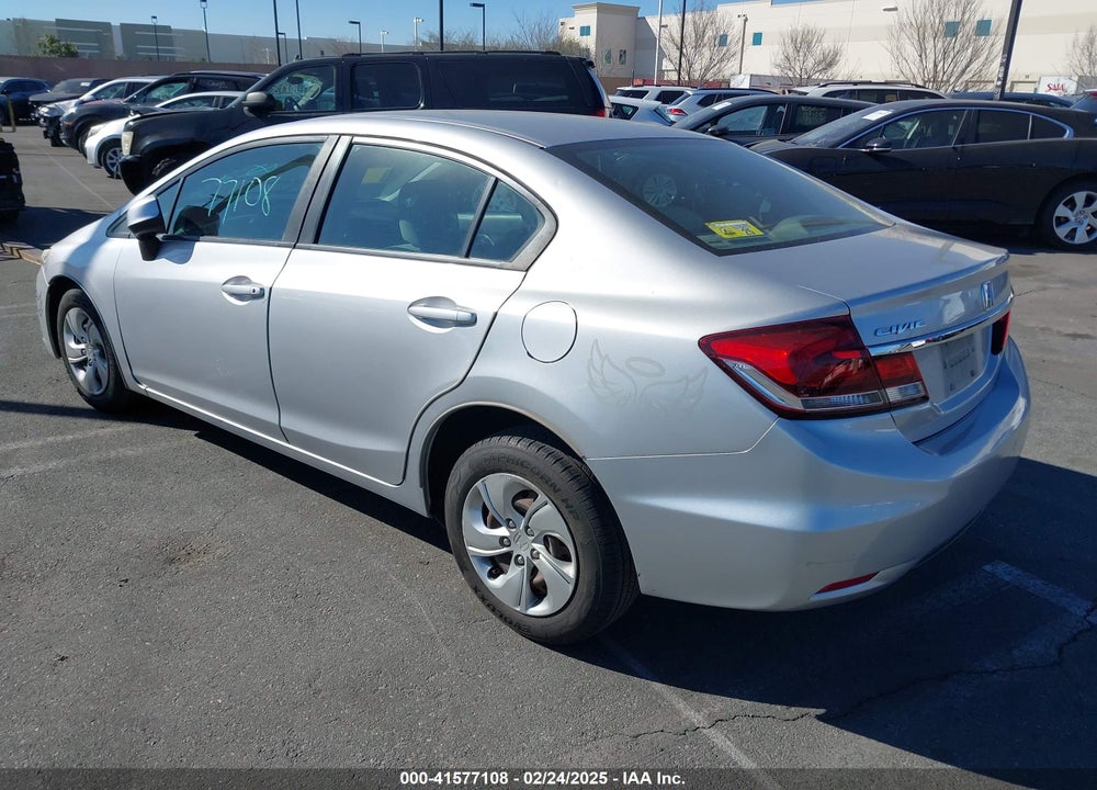 2013 HONDA CIVIC LX VIN: 19XFB2F54DE263026