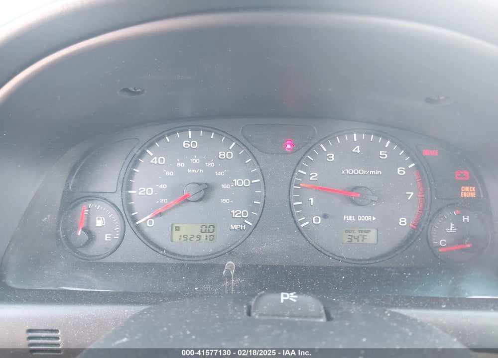 2001 SUBARU FORESTER VIN: JF1SF65621H759426