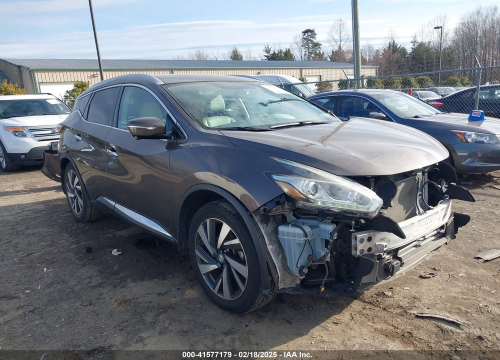 2015 NISSAN MURANO PLATINUM VIN: 5N1AZ2MHXFN249760