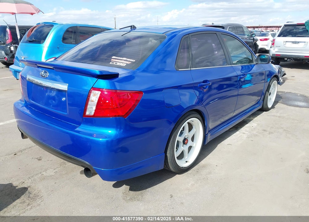 2009 SUBARU IMPREZA WRX VIN: JF1GE76619G521520