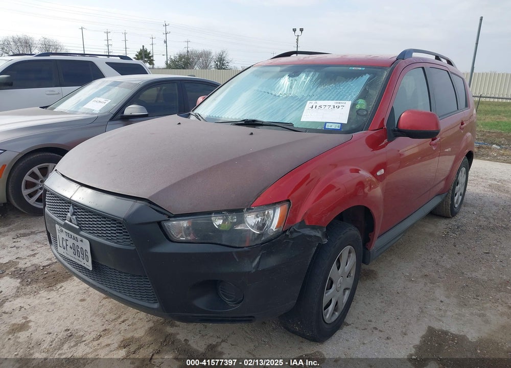2013 MITSUBISHI OUTLANDER ES VIN: JA4AS2AW3DU007448