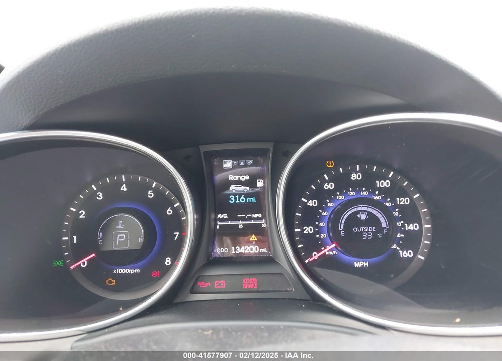 2013 HYUNDAI SANTA FE SPORT 2.0T VIN: 5XYZUDLA7DG092361