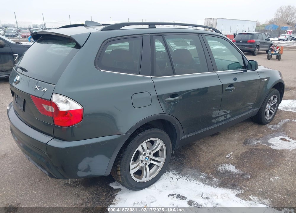 2006 BMW X3 3.0I VIN: WBXPA934X6WD27614