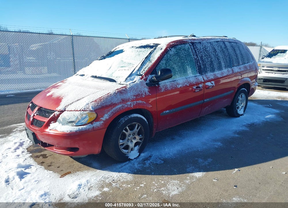 2002 DODGE GRAND CARAVAN SPORT VIN: 2B4GP44R22R711781