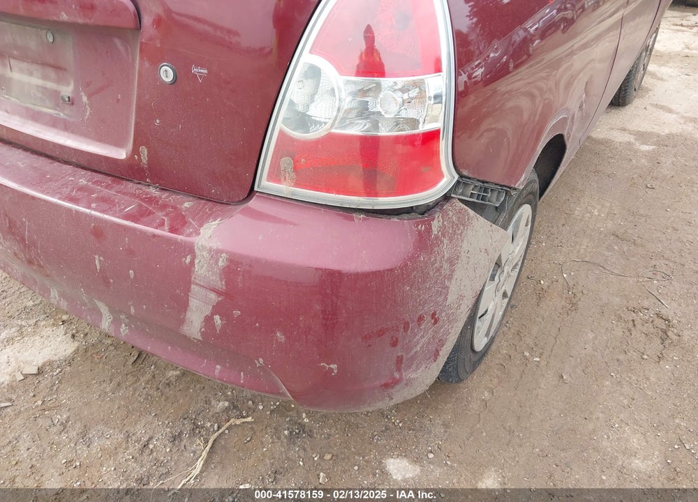 2007 HYUNDAI ACCENT GS VIN: KMHCM36C67U019851