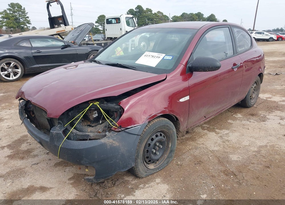 2007 HYUNDAI ACCENT GS VIN: KMHCM36C67U019851