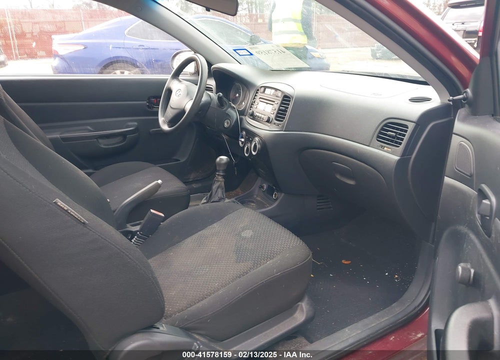 2007 HYUNDAI ACCENT GS VIN: KMHCM36C67U019851