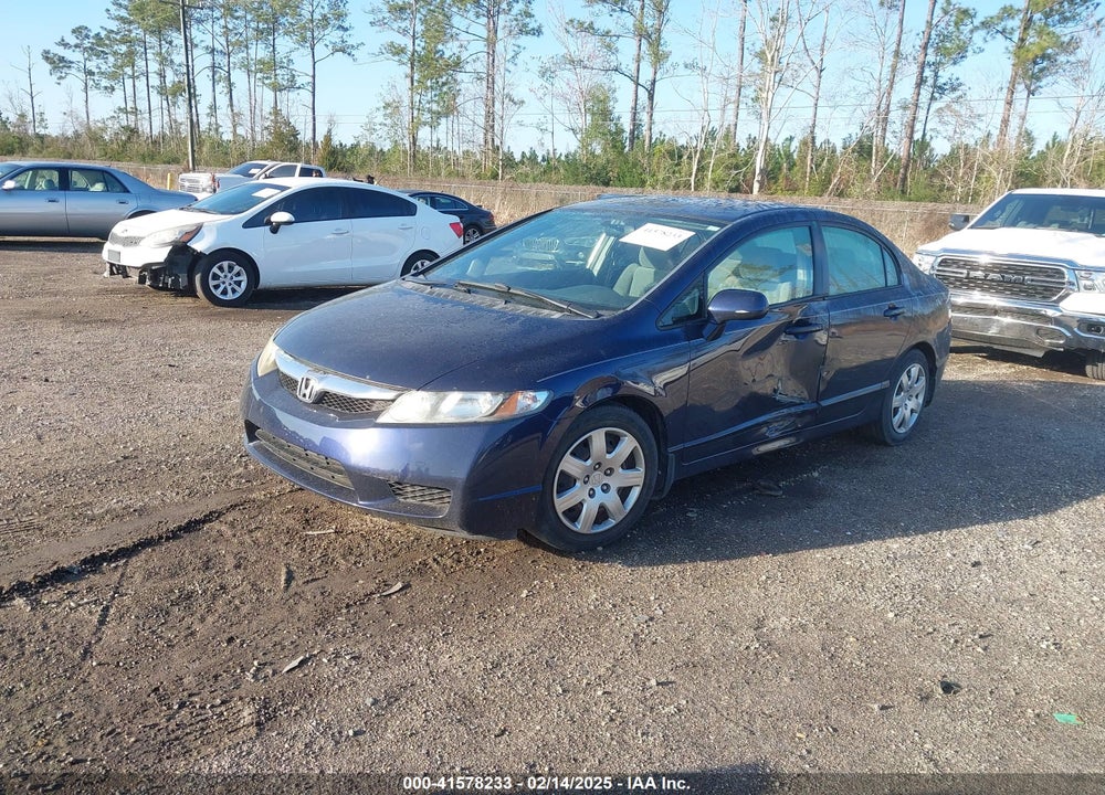 2010 HONDA CIVIC LX VIN: 2HGFA1F51AH559071