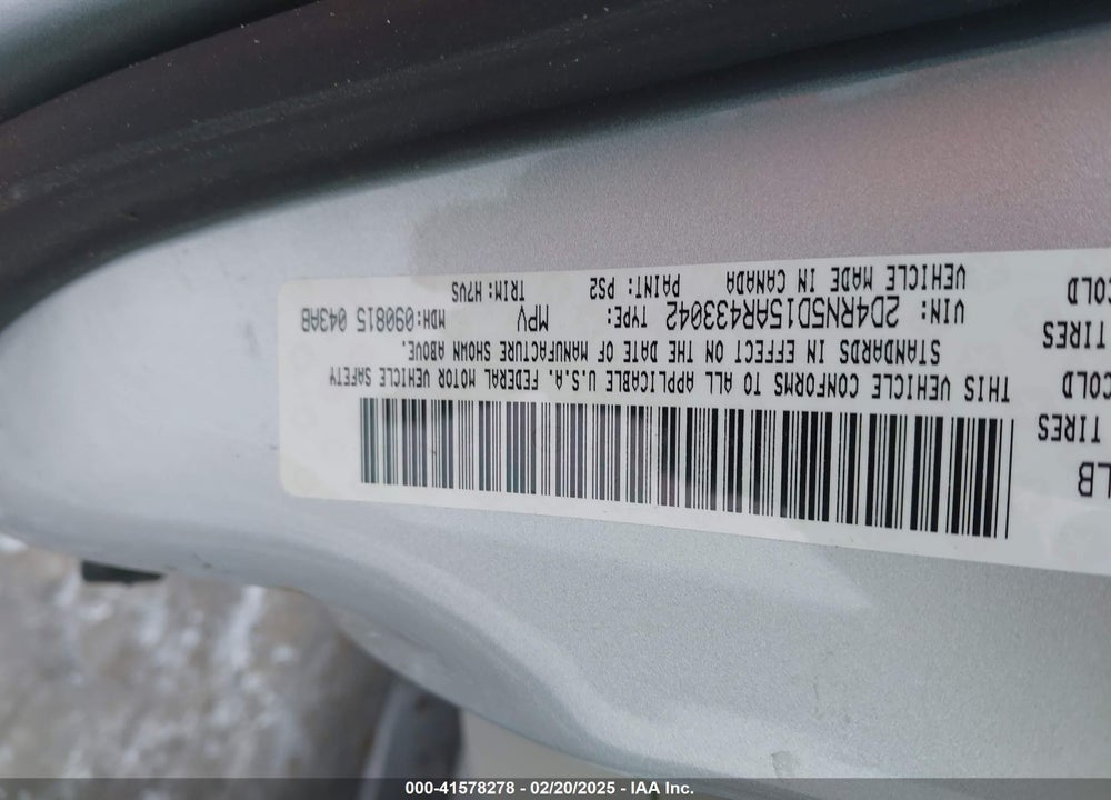 2010 DODGE GRAND CARAVAN SXT VIN: 2D4RN5D15AR433042